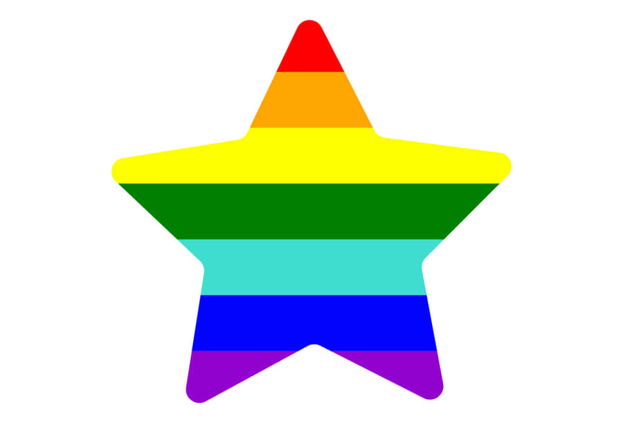 Cute Lgbt Star Flag Wallpaper