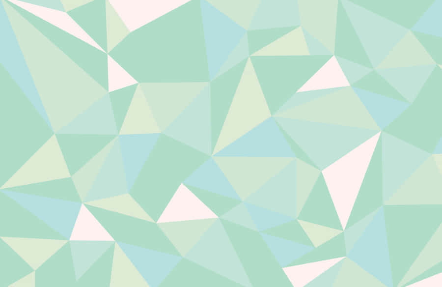 Cute Pastel Green Shiny Gem Texture Wallpaper