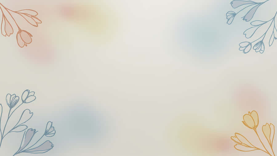 Cute Pastel Spring Background Wallpaper