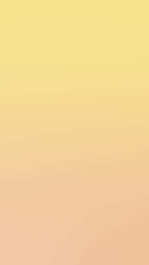 Cute Pastel Yellow And Beige Ombre Wallpaper
