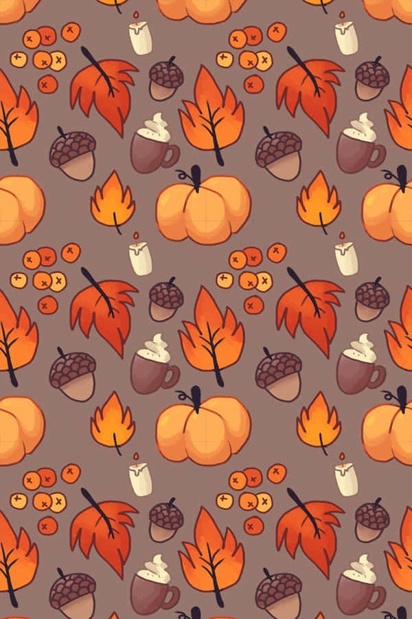 Cute Pumpkin Iphone Autumn Wallpaper