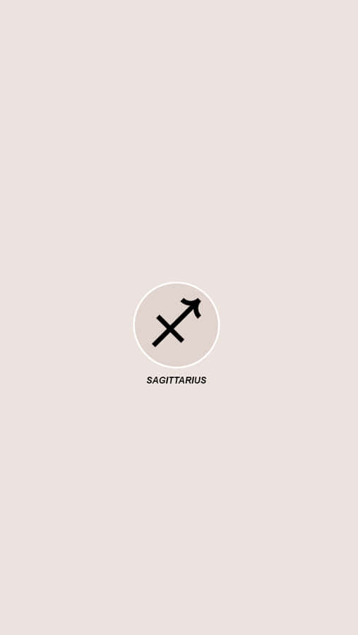 Cute Sagittarius Minimalist Arrow Wallpaper