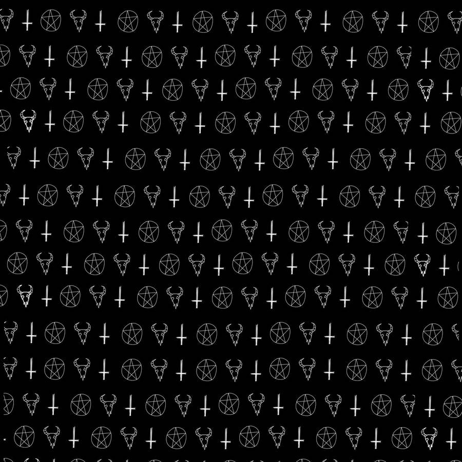 Cute Satanic Artwork Wallpaper