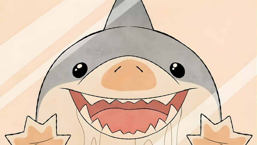 Cute Shark Smiling Wallpaper