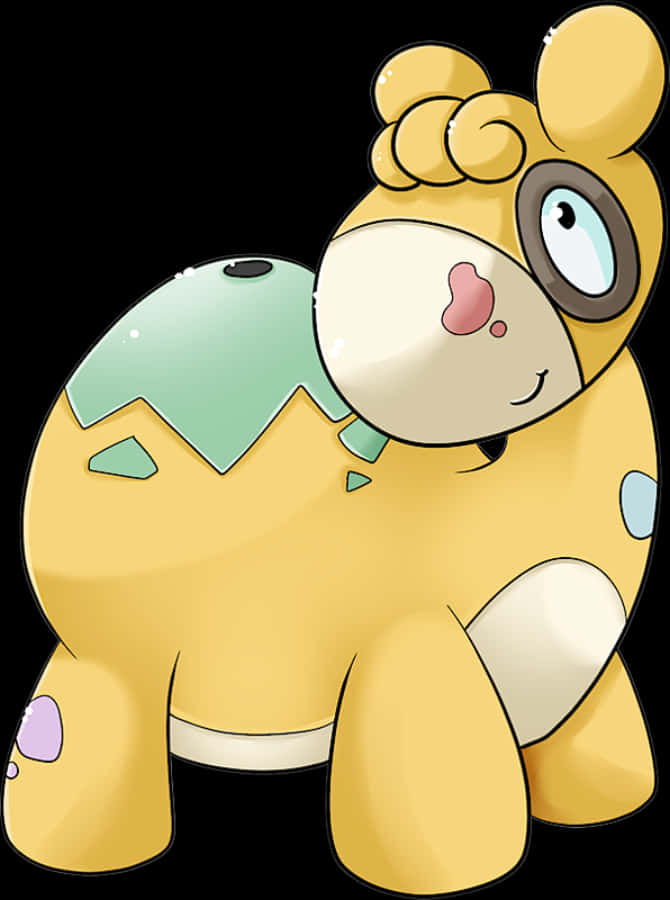 Cute Shiny Numel In Pokédex Wallpaper