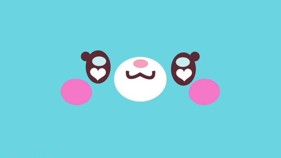 Cute Tablet Theme Featuring Bear Wallpaper