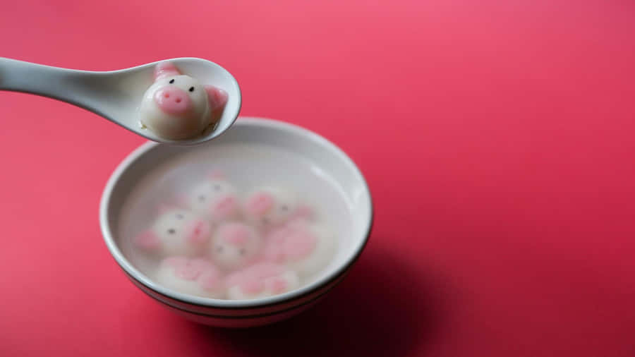 Cute Tangyuan In Sweet Soup Wallpaper