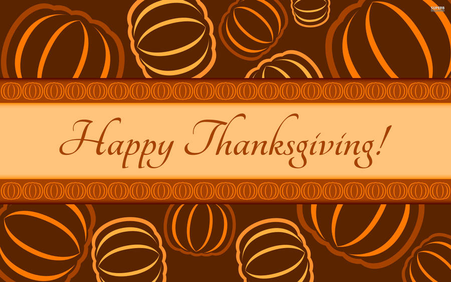 Cute Thanksgiving Pumpkin Icons Wallpaper