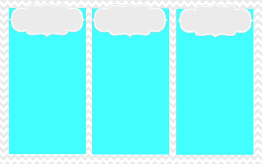 Cute Turquoise Desktop Organizer Wallpaper