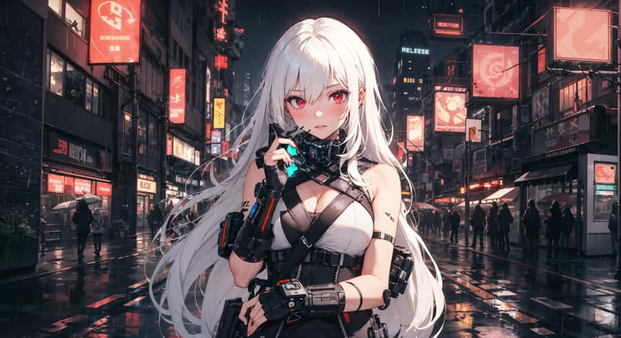 Cyberpunk_ Anime_ Girl_in_ Neon_ City.jpg Wallpaper