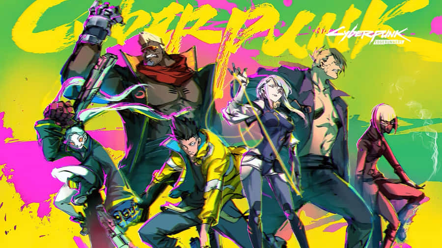 Cyberpunk_ Edgerunners_ Group_ Artwork Wallpaper