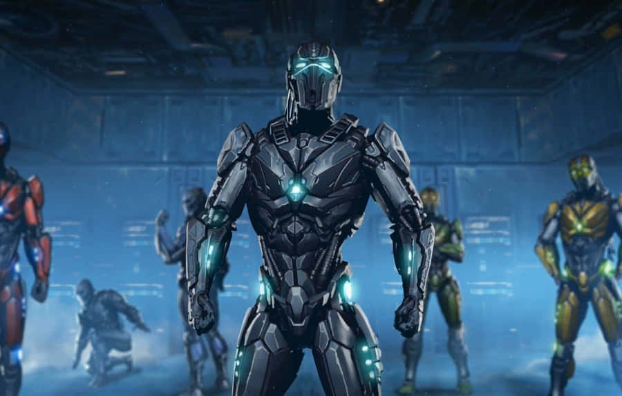 Cyrax Unleashing His Net Attack In Mortal Kombat Wallpaper