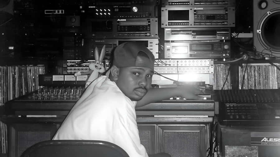 D J Screw In Studio Wallpaper