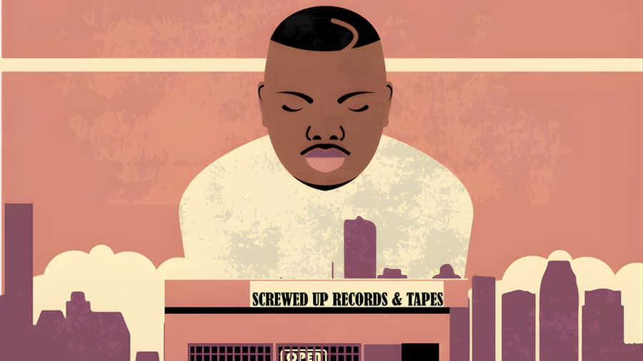 D J Screw Legacy Illustration Wallpaper