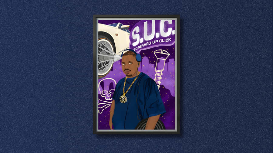 D J Screw Tribute Art Wallpaper