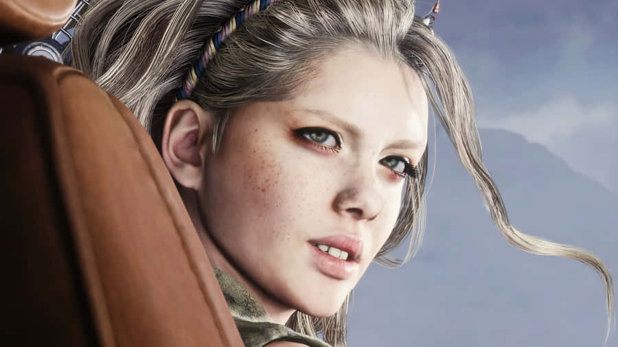 D M C5 Female Character Close Up Wallpaper