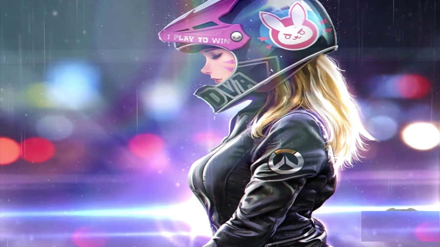 D.va From Overwatch In Action! Wallpaper