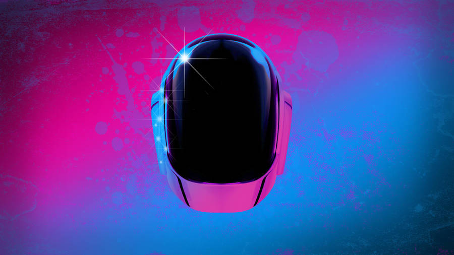Daft Punk Helmet Watercolor Background Wallpaper