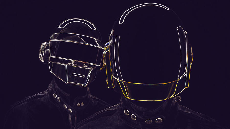 Daft Punk Lights Hd Wallpaper