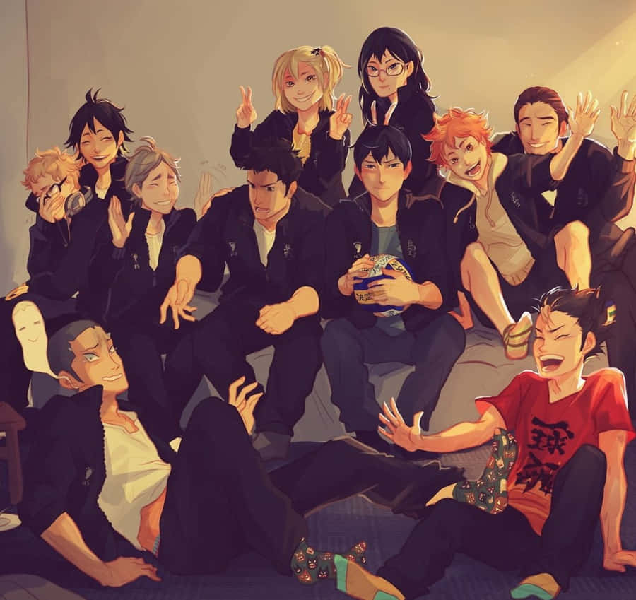 Daichi Sawamura Confidently Leading His Team Wallpaper