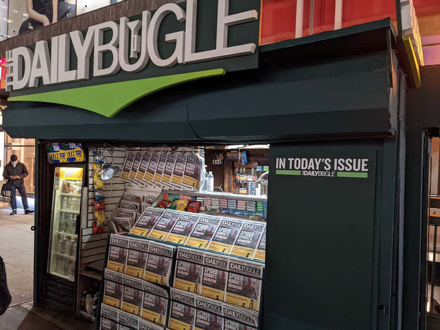 Daily Bugle Newsstand Wallpaper