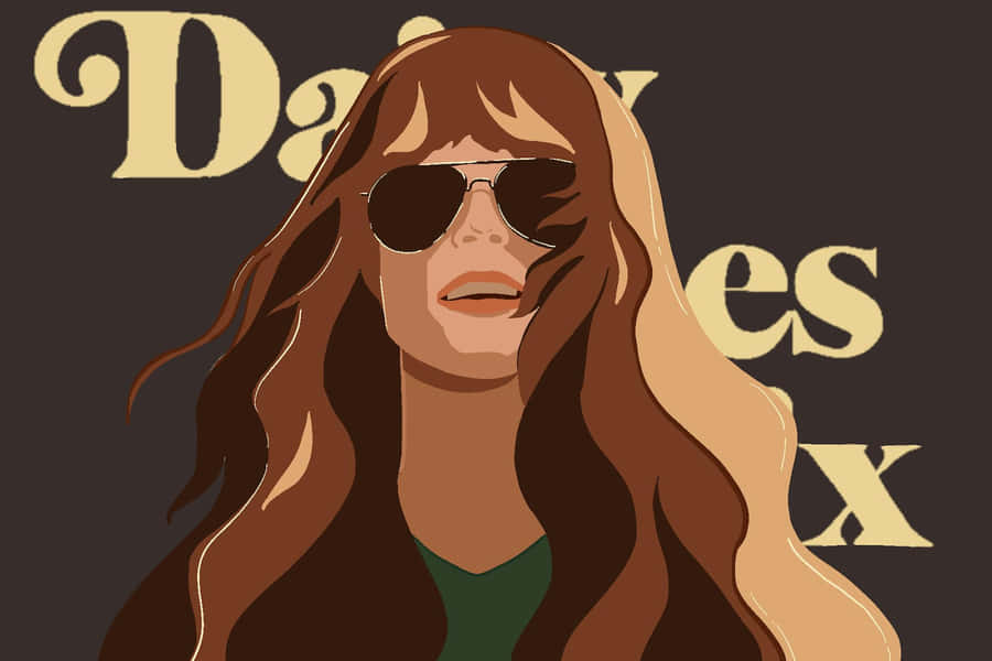 Daisy Jones And The Six Illustration Wallpaper