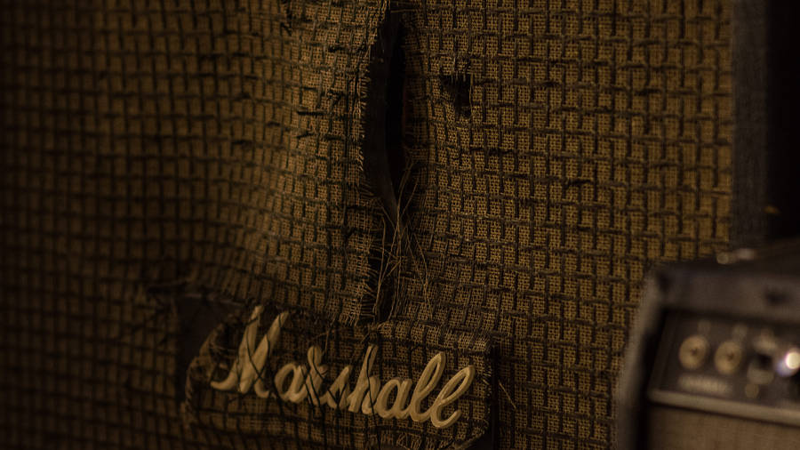 Damaged Marshall Speaker Wallpaper