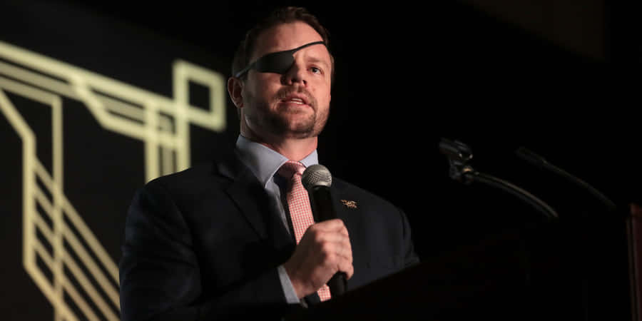 Dan Crenshaw Speakingat Event Wallpaper