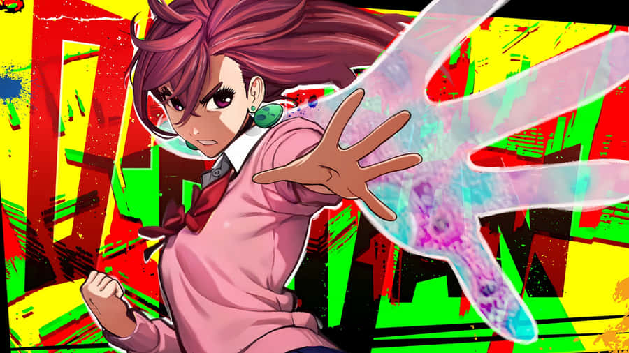 Dandadan Action Scene Wallpaper