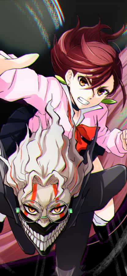 Dandadan Action Scene Wallpaper