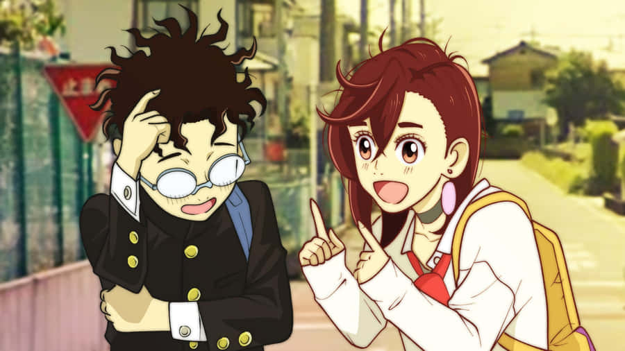 Dandadan Anime Characters Wallpaper