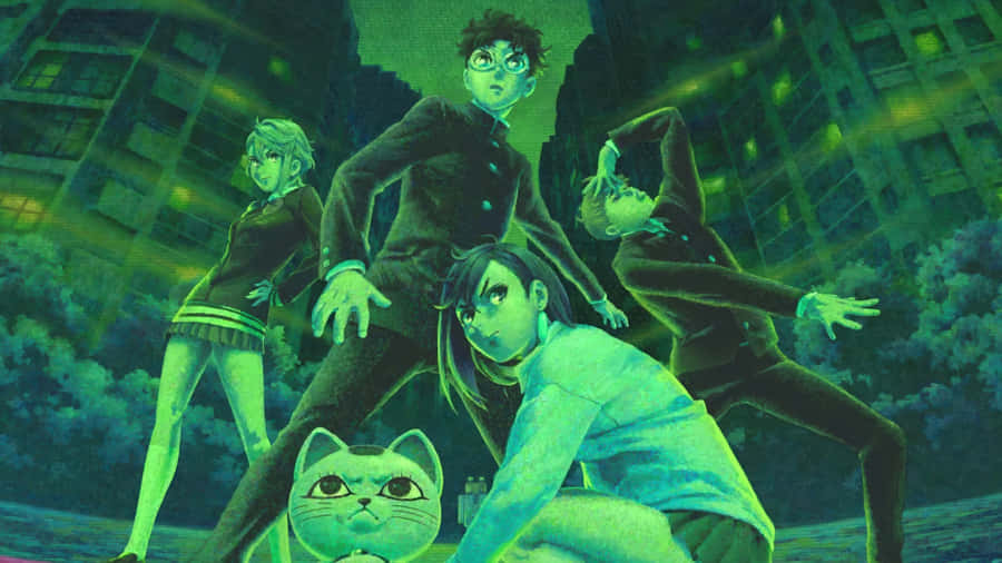 Dandadan Anime Characters Wallpaper