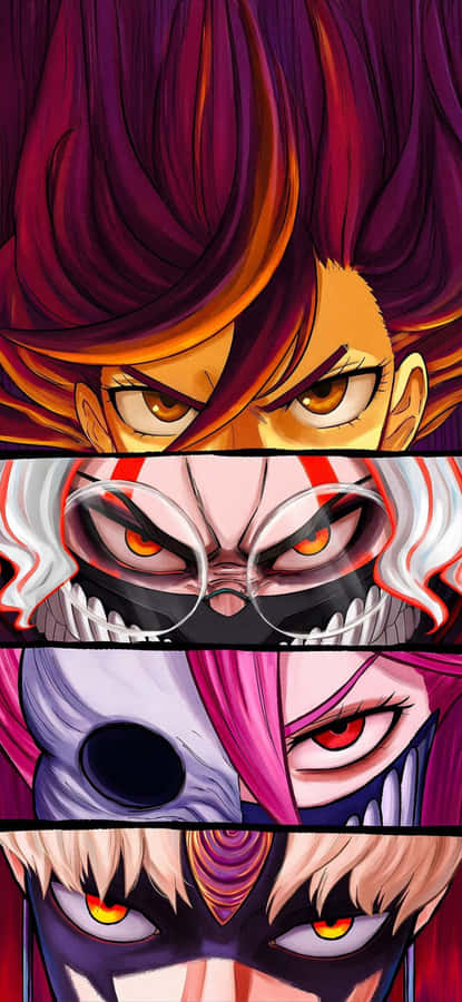 Dandadan Intense Character Eyes Wallpaper
