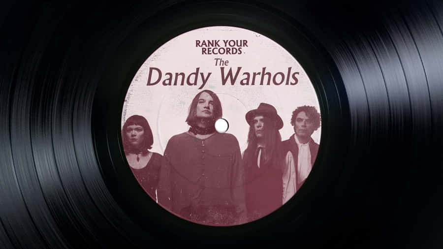 Dandy Warhols Vinyl Record Wallpaper