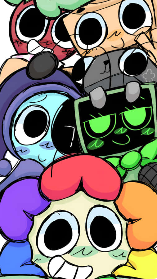 Dandys World Characters Closeup Wallpaper