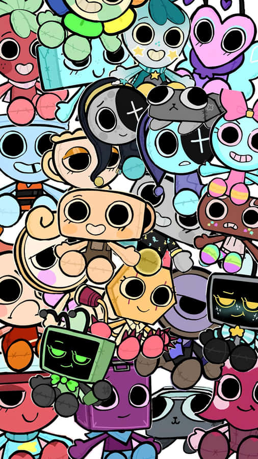 Dandys World Characters Wallpaper