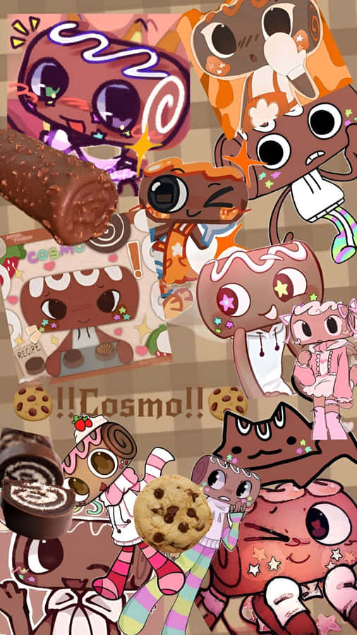 Dandys World Cookie Characters Wallpaper