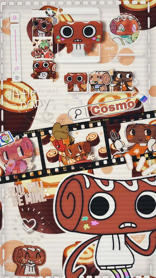 Dandys World Cosmo Characters Wallpaper