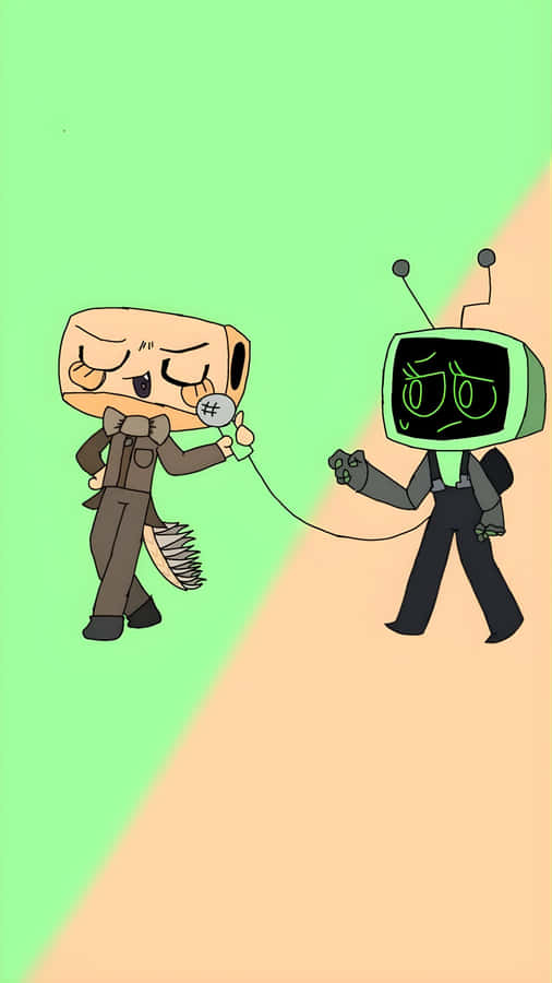 Dandys World Interview Scene Wallpaper