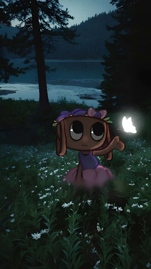 Dandys World Magical Night Wallpaper