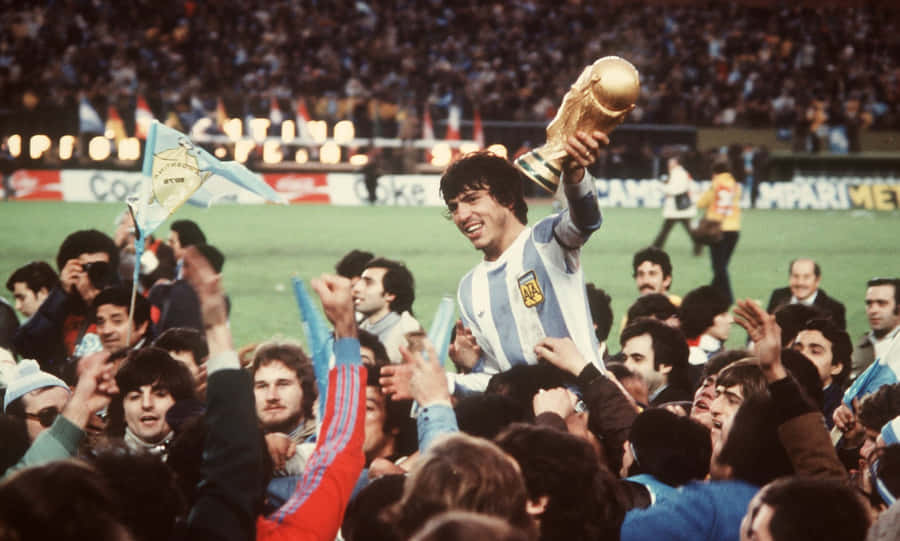 Daniel Passarella World Cup Celebration Wallpaper