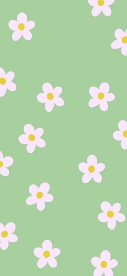 Danish Pastel Floral Pattern Wallpaper