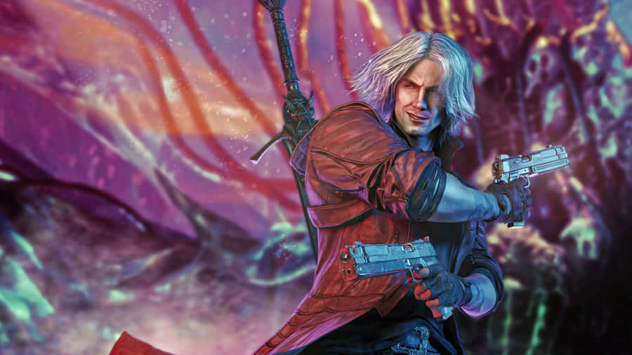 Dante Devil May Cry Action Wallpaper