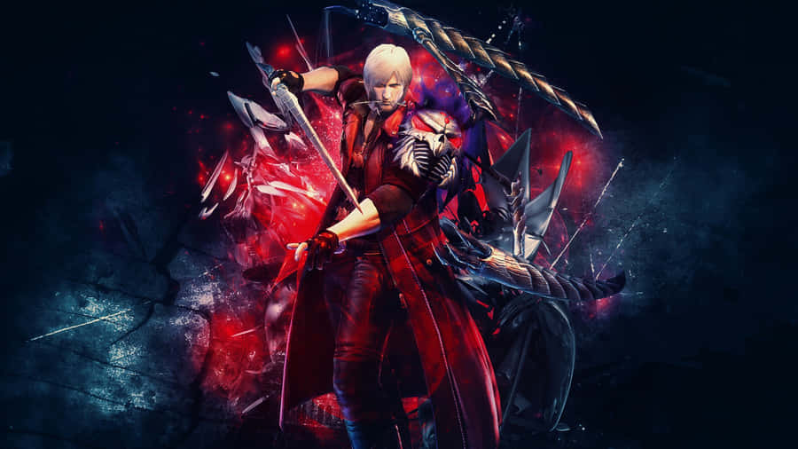 Dante Devil May Cry Action Wallpaper