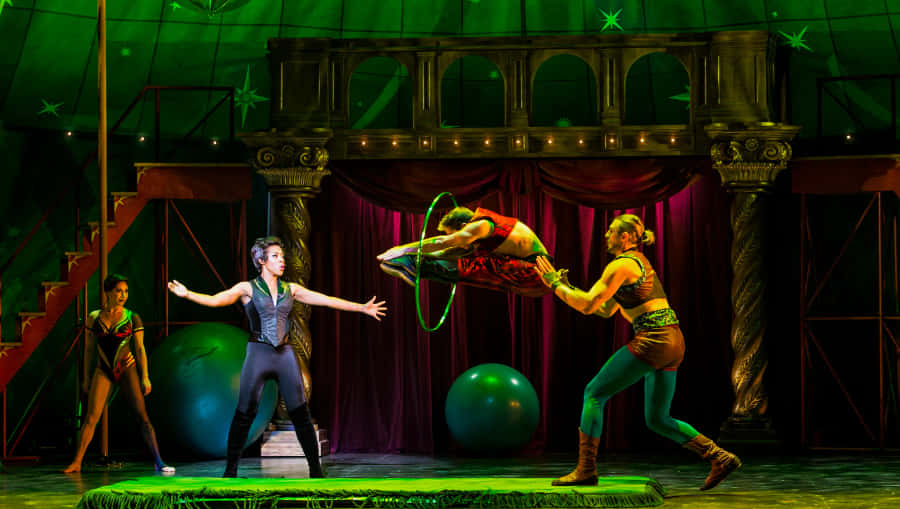 Daring Adventure Among The Cliffs Wallpaper