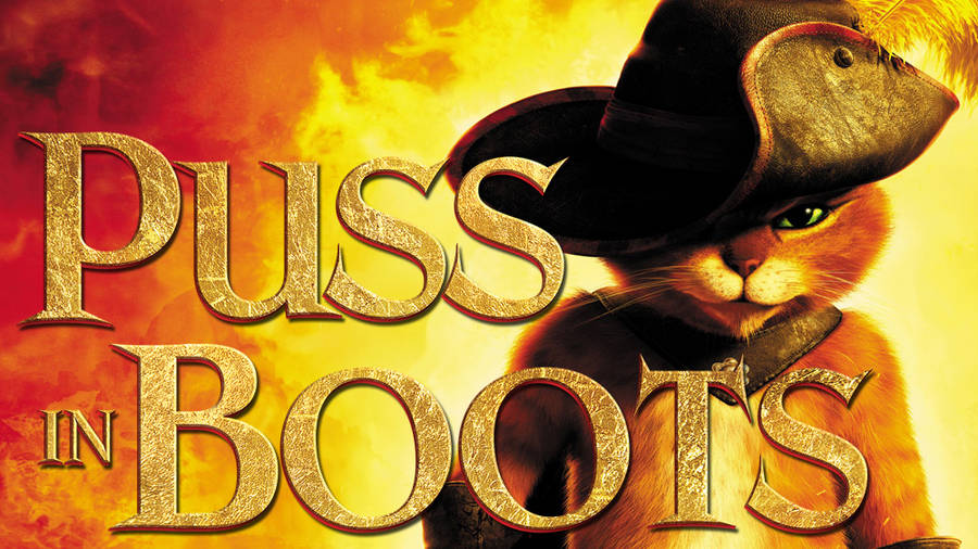 Daring Puss In Boots Wallpaper
