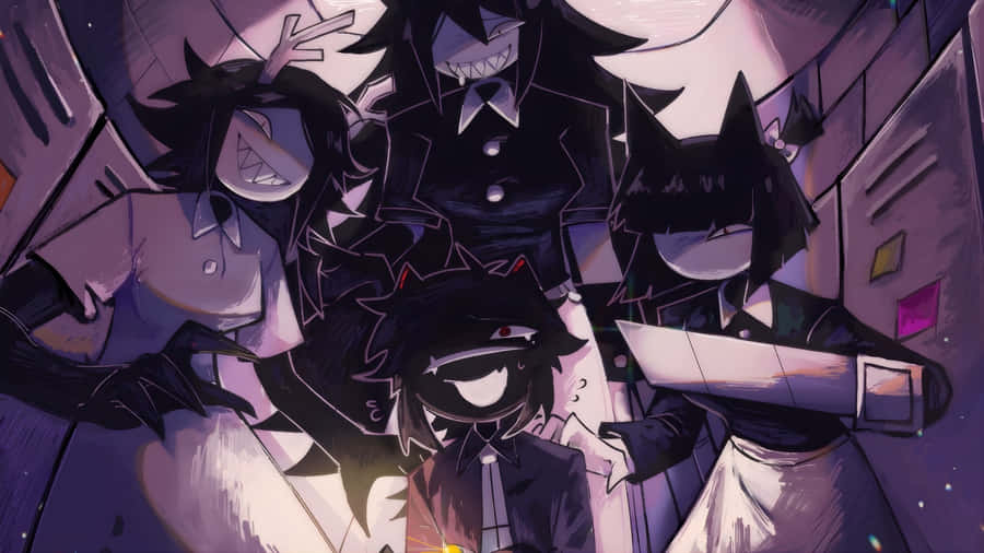 Dark Academia Study Group Wallpaper