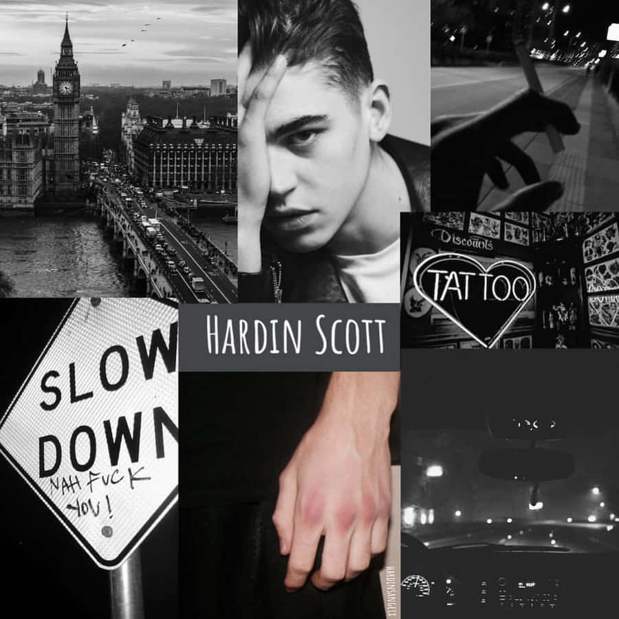 Dark Aesthetic Badass Hardin Scott Wallpaper