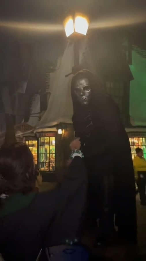 Dark And Mysterious Death Eaters Gathering Wallpaper