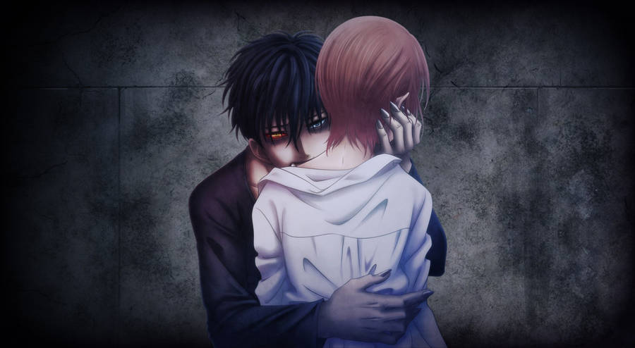 Dark Anime Anzai And Taira Wallpaper